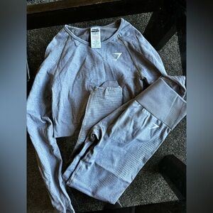 Gymshark vital seamless 2.0 long sleeve crop and legging